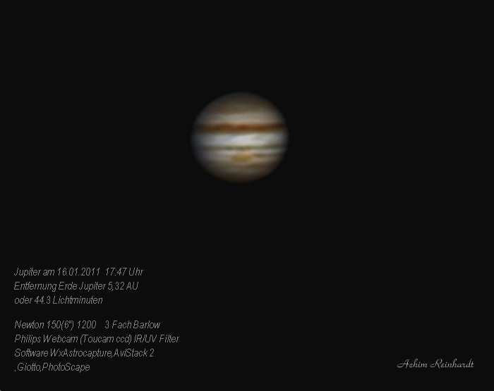 Jupiter am 16.01.2011 neue Bearbeitung