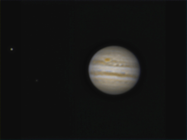 Jupiter am 2.3.14 gegen 19.15 Uhr