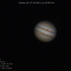 Jupiter am 27.10.2011 cirka 23:00 Uhr