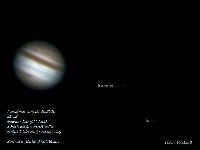 Jupiter Ganymed und Io