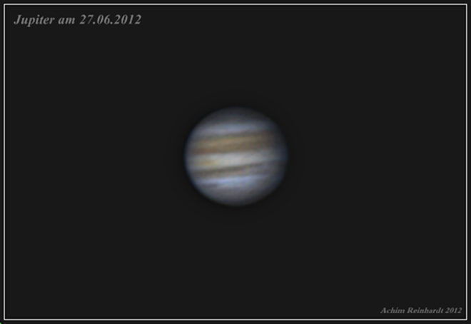 Jupiter Heute Morgen (27.08.12)