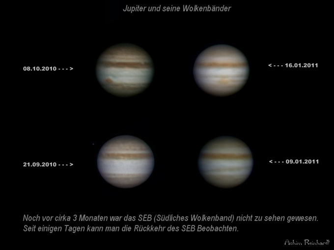 Jupiter im Wandel