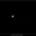 Jupiter, Io, Europa und Ganymed