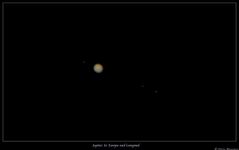 Jupiter, Io, Europa und Ganymed