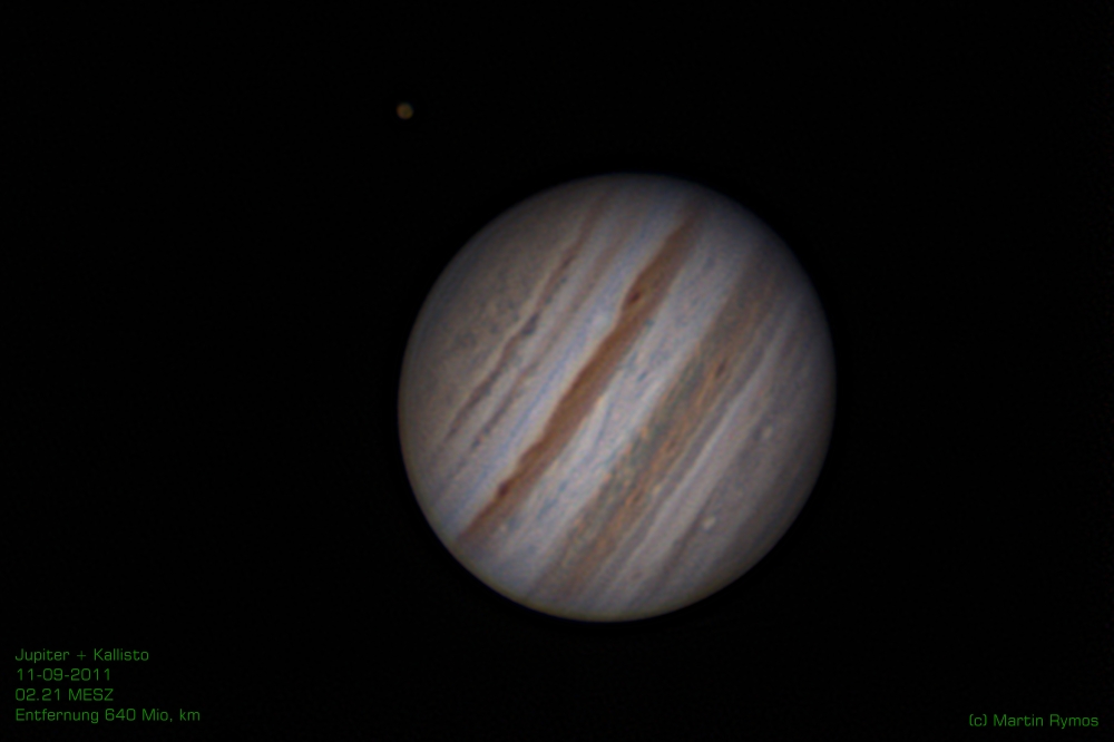 Jupiter + Kallisto 11-09-2011