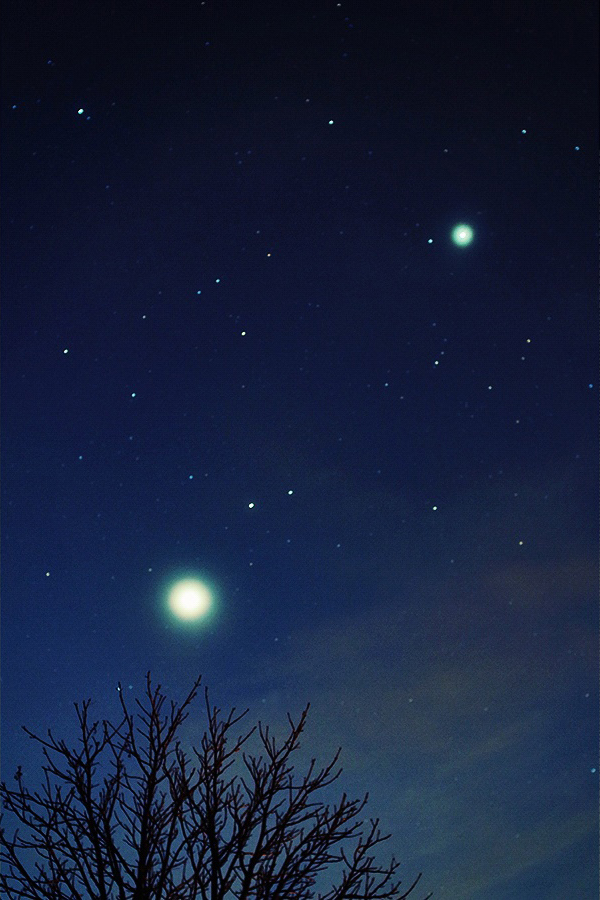 jupiter, mars, venus