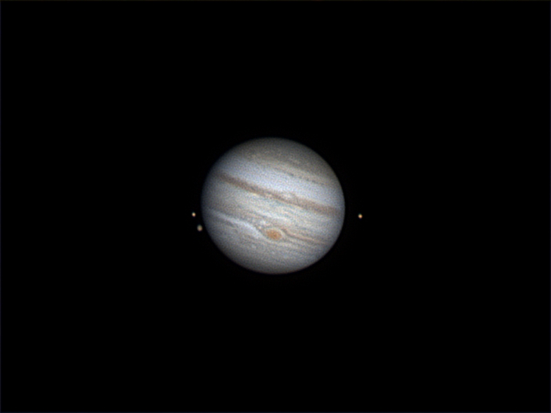 Jupiter mit Europa Ganymed und IO am 02.Nov.2022