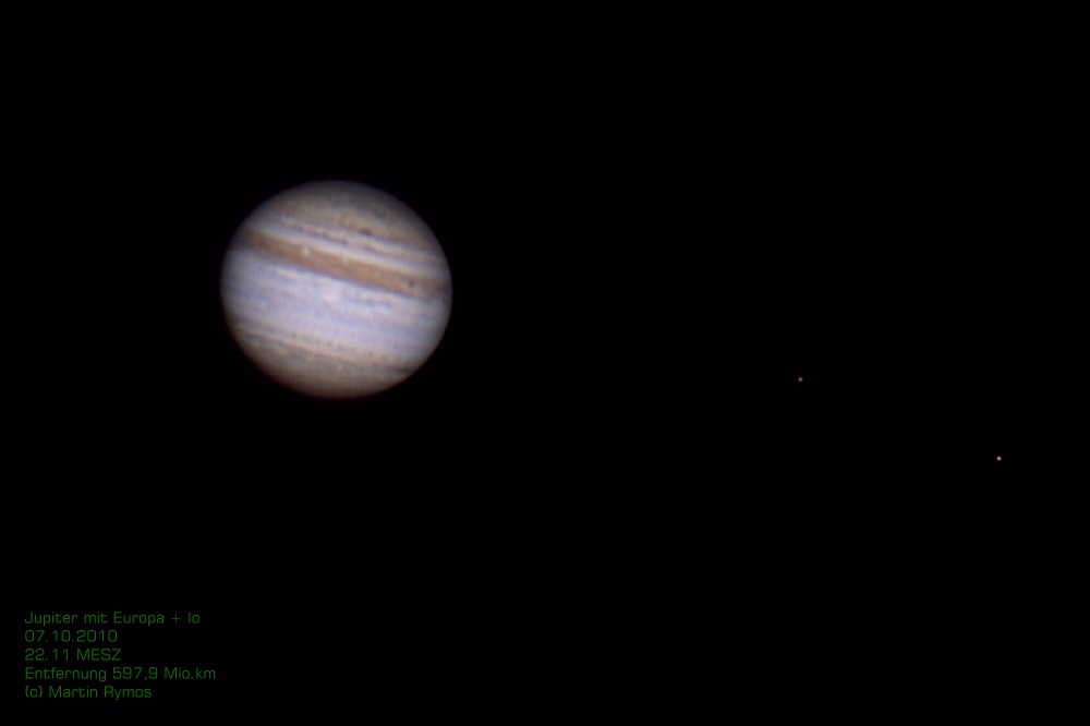 Jupiter mit Europa und Io