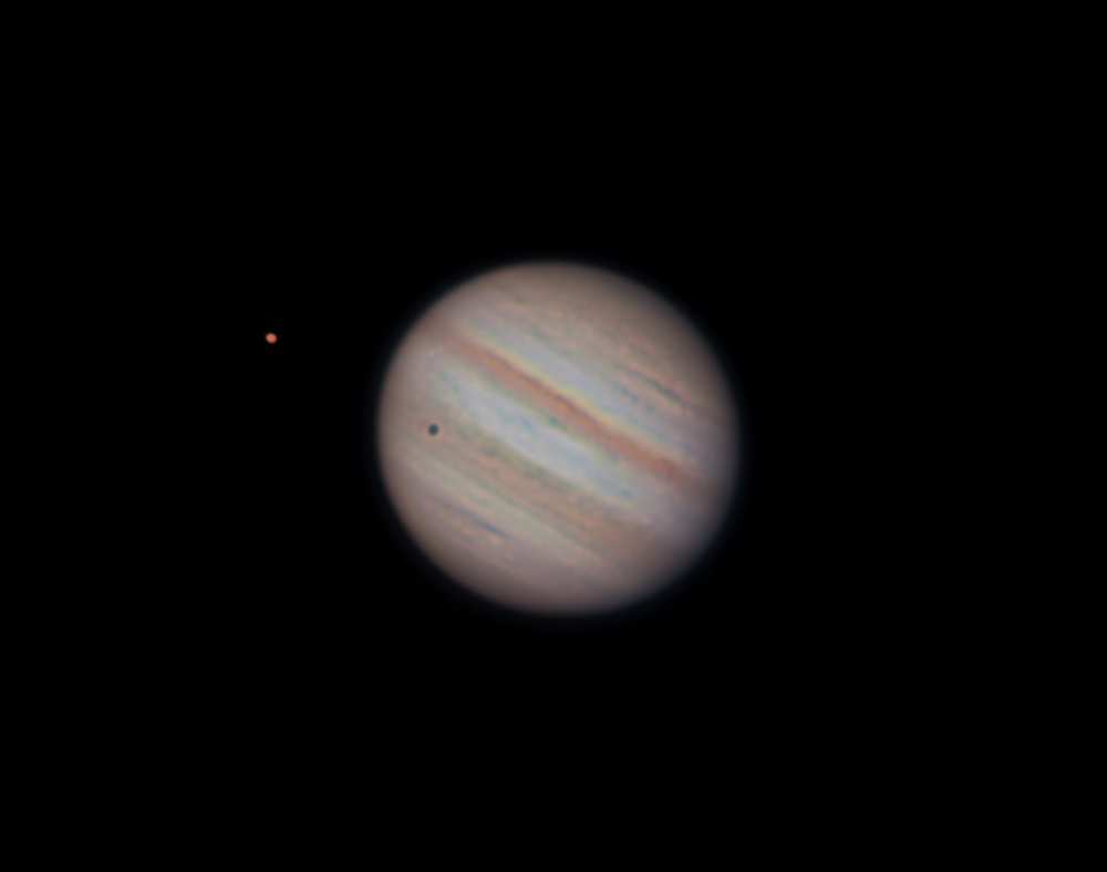 Jupiter mit Io 20.8.2011