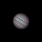 Jupiter mit Io [Scharfe Version]