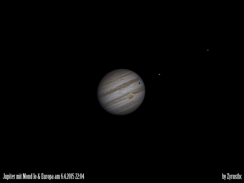 Jupiter mit Io und Europa