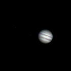 Jupiter mit Io und Ganymed am 23.03.2014 um 20:10 Uhr