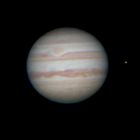 Jupiter mit Jupitermond Europa