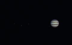 Jupiter mit Monden, 13.04.2014, 23:12 Uhr