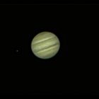 Jupiter mit zwei Monden