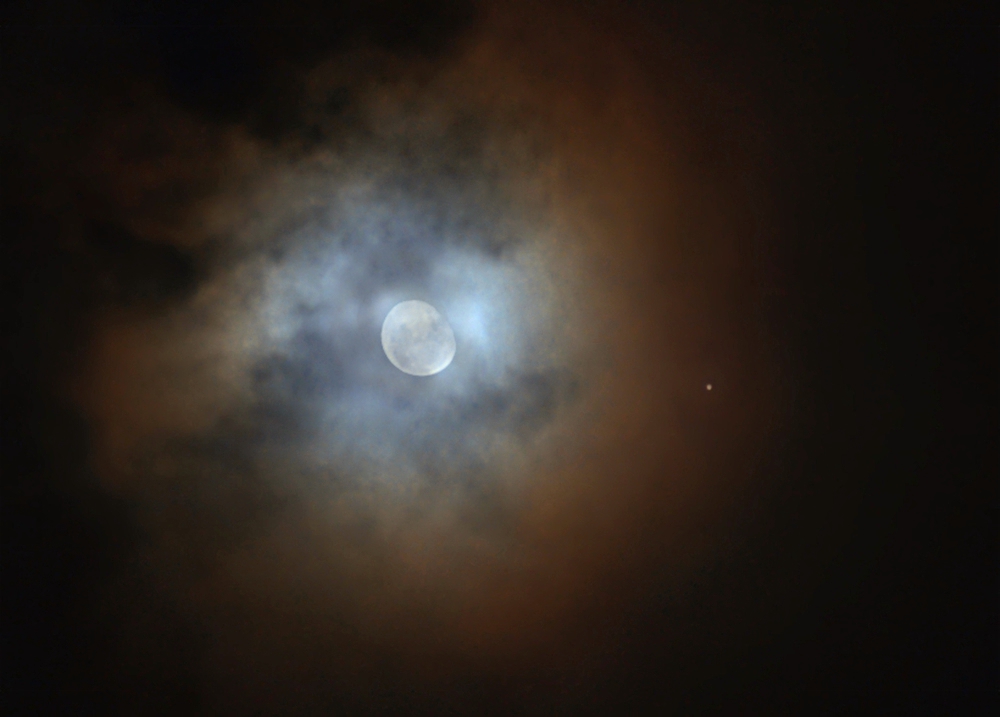 Jupiter-Mond-Konjunktion am 02.11.2012