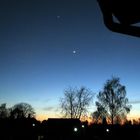 Jupiter, Mond & Venus am Abend des 25.03.12 ...
