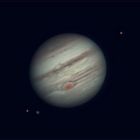 Jupiter + Monde Ganymed / Europa / Io