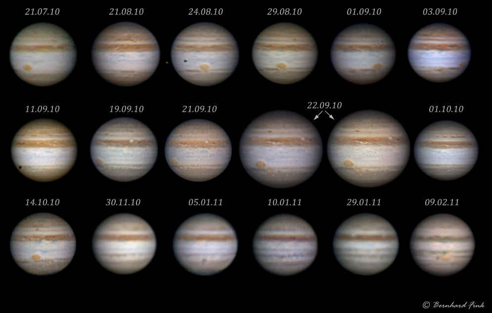 Jupiter und die Rückkehr des SEB