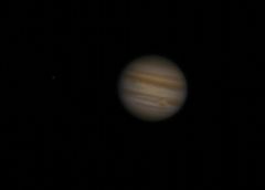 Jupiter und Mond io am 1.1.13