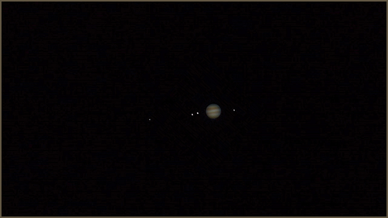 Jupiter und Monde 27.03.2016
