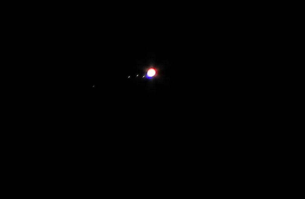 Jupiter und Monde am 03.10.2011