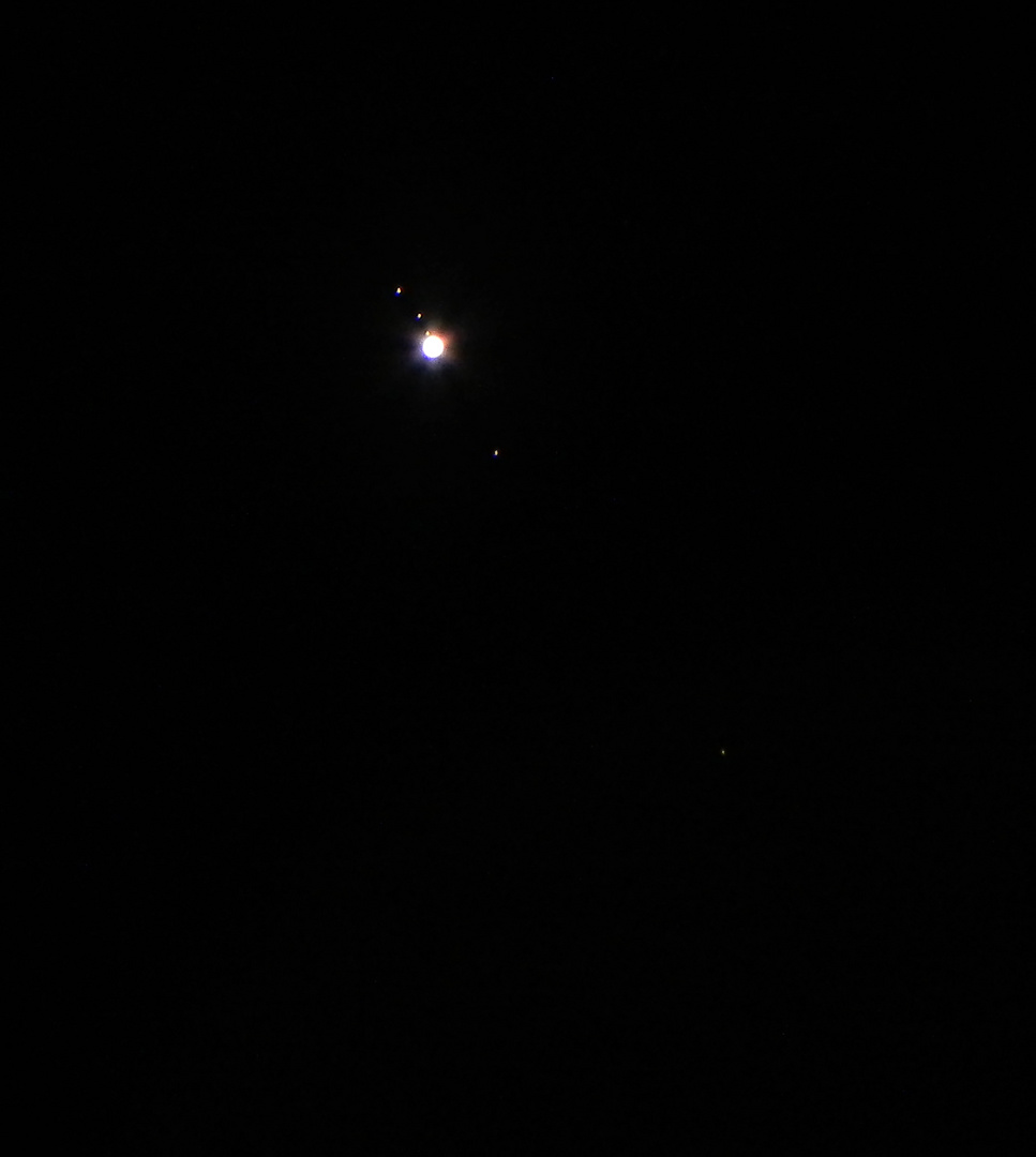 Jupiter und Monde am 14.11.2011