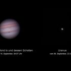 Jupiter und Uranus