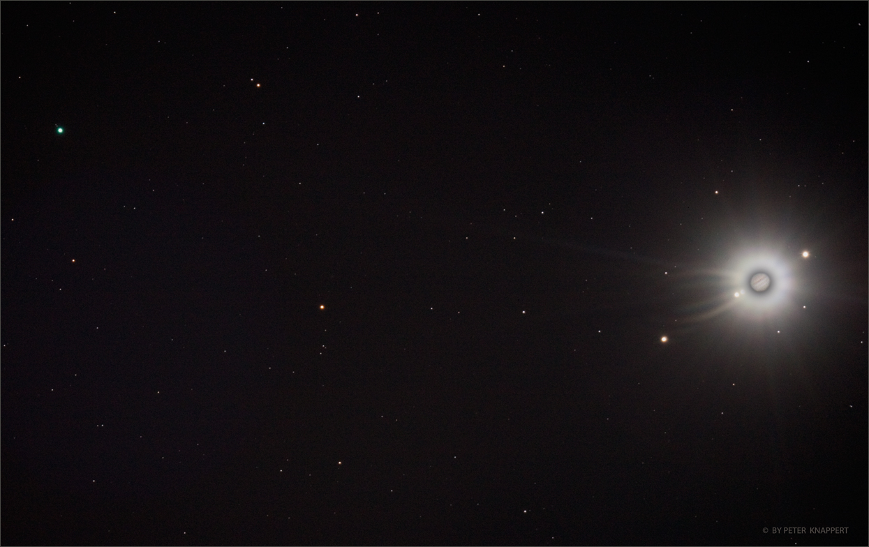 Jupiter und Uranus