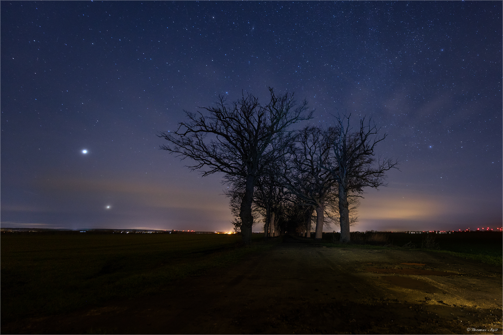 Jupiter und Venus...