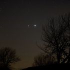 Jupiter und Venus am Abendhimmel