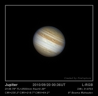 Jupiter vom 20.09.2010