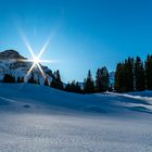 Juppenspitze mit Sonne