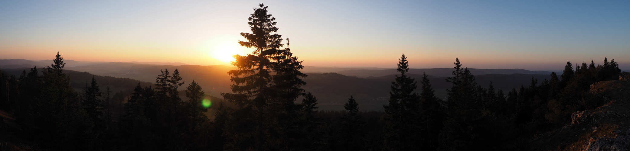 Jura Abenddämmerung