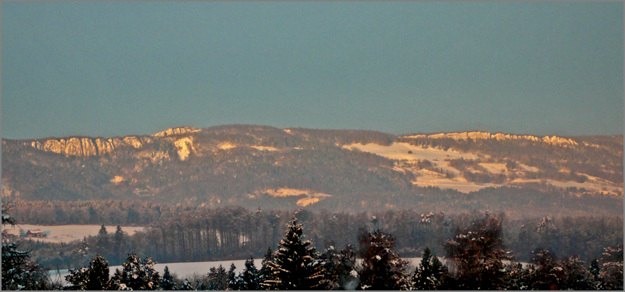 Jura in der Abendsonne