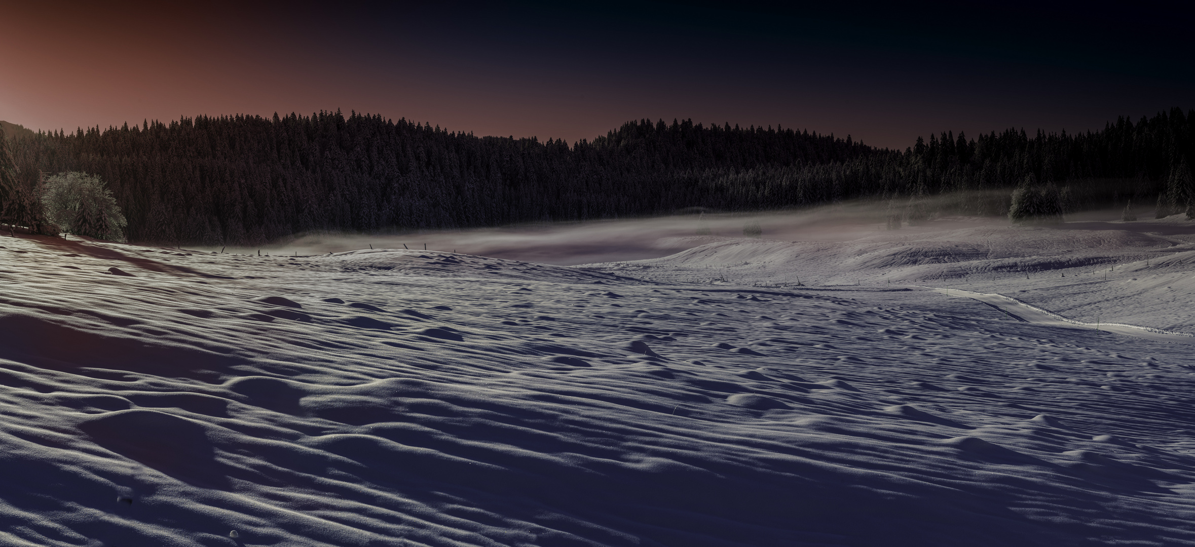 Jura, ski de fond autour de la Pesse