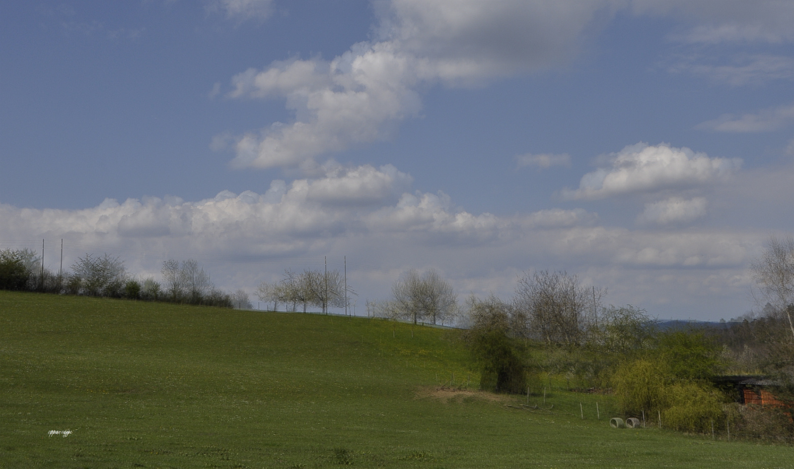  Jurapark - Kt. Aargau - CH - 3D Intertlaced Bild an einem Polfilter Monitor oder 3D TV anschauen