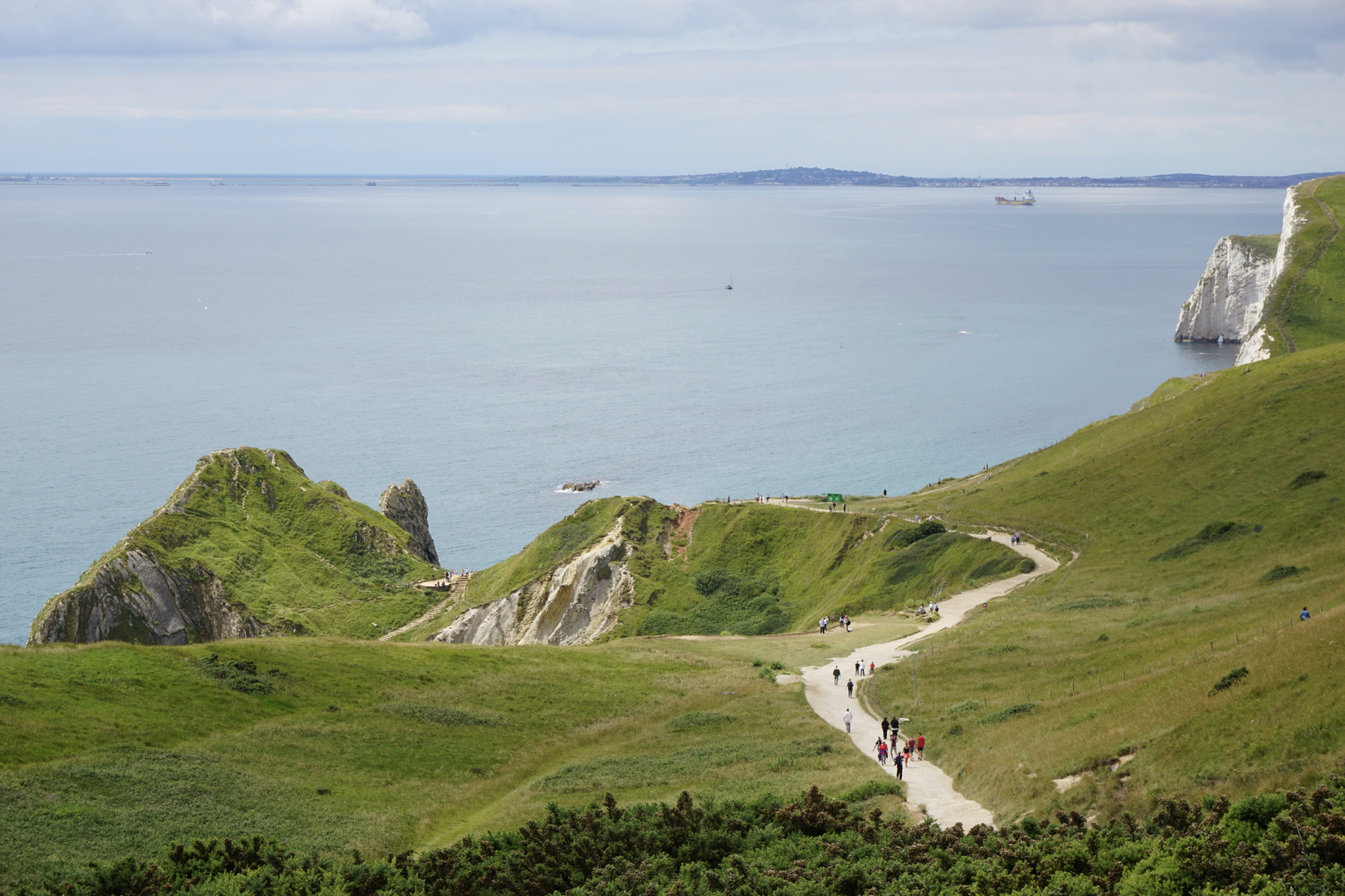 Jurassic Coast: Dichter Verkehr auf dem Küstenpfad