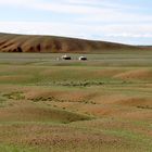 Jurten in der mongolischen Steppe