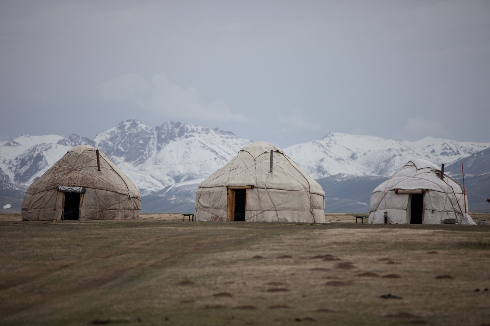 Jurten in Kirgistan