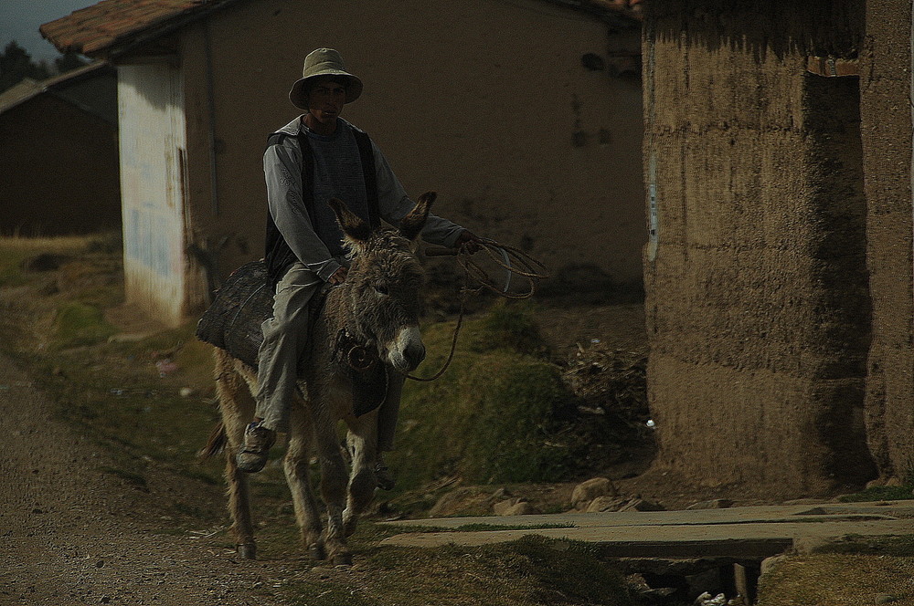 Just another day in an Andean Town...