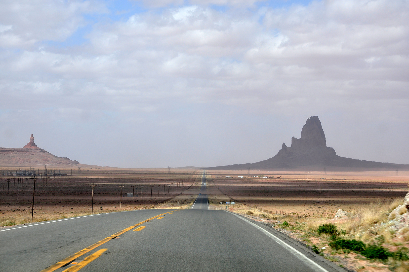 Just before Monument Valley