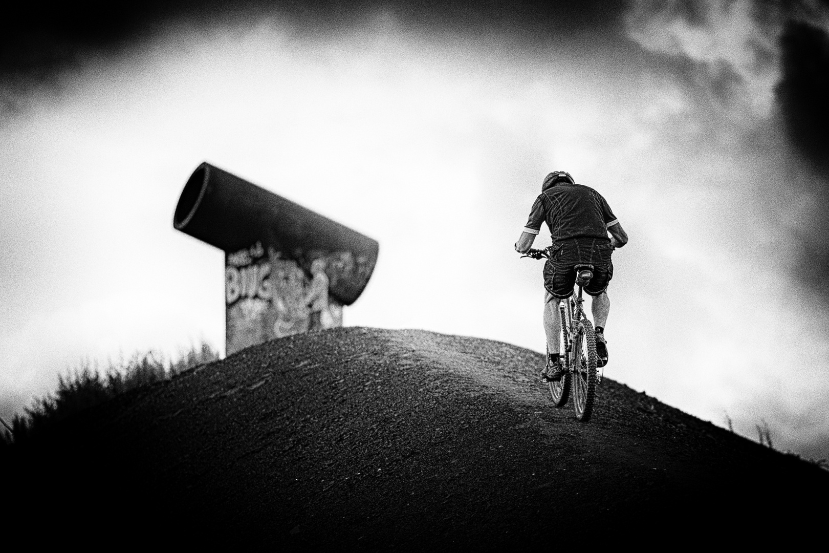 Just before reaching the top of Halde Rungenberg.