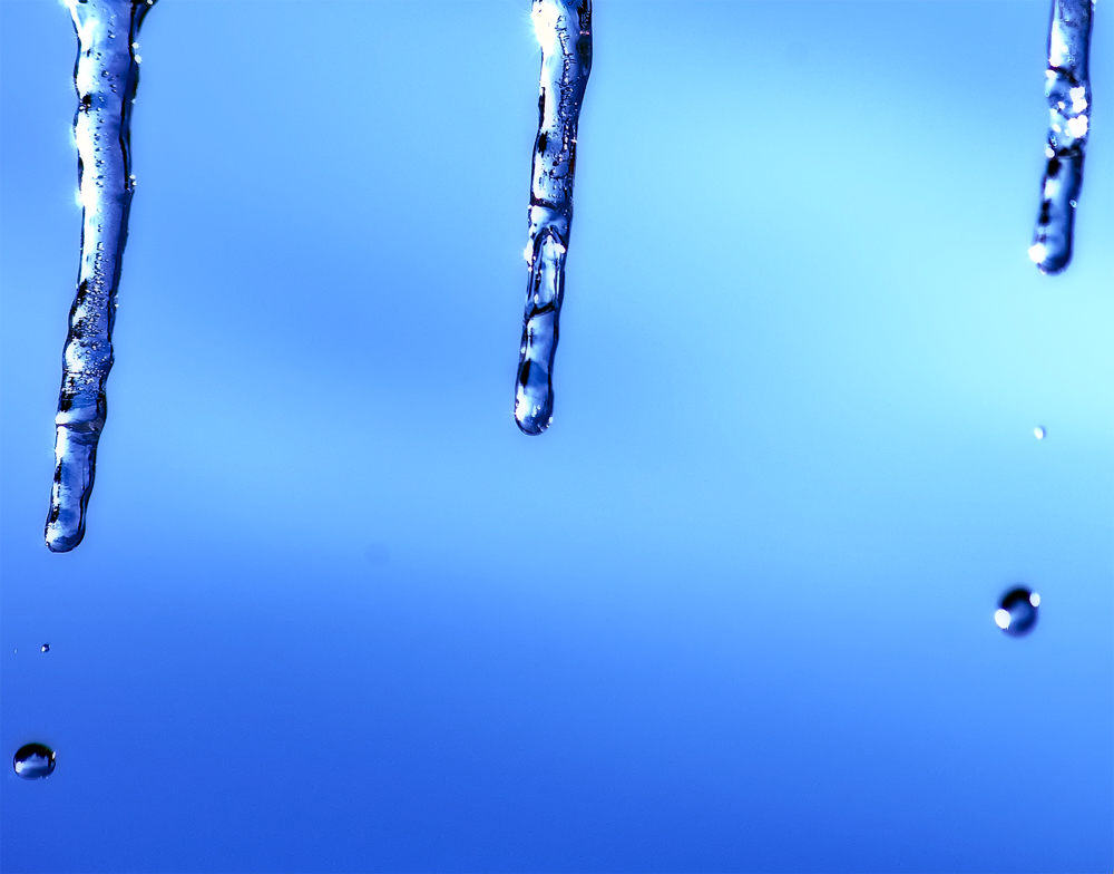 just blue Waterdrops