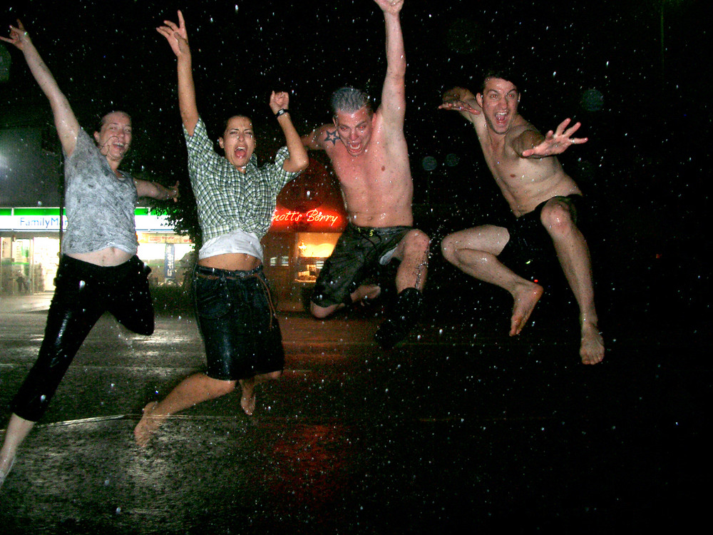 just jumping in the rain !!!