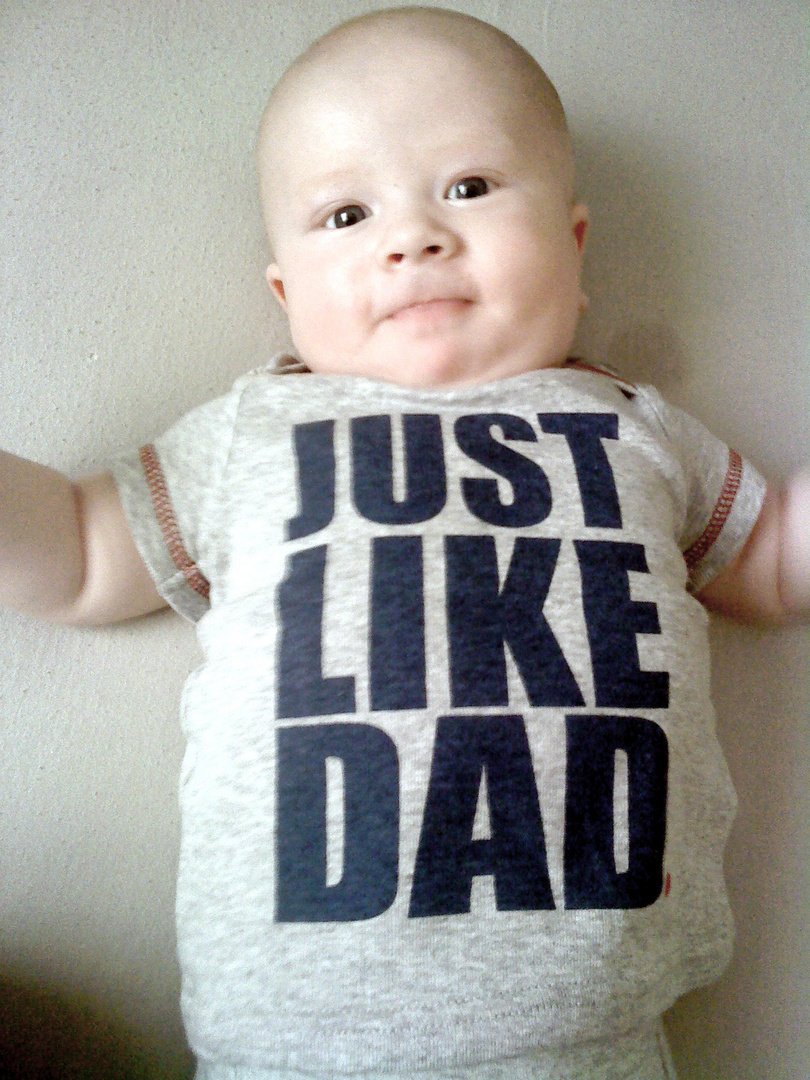 just like dad