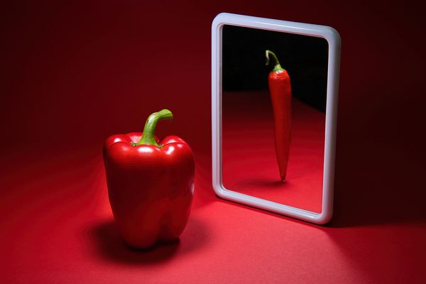 just like in the mirror