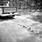 Just Married! Hochzeitfotos in Brandenburg im Chevrolet Pickup Truck C10 von Nils Wiemer Wiemers