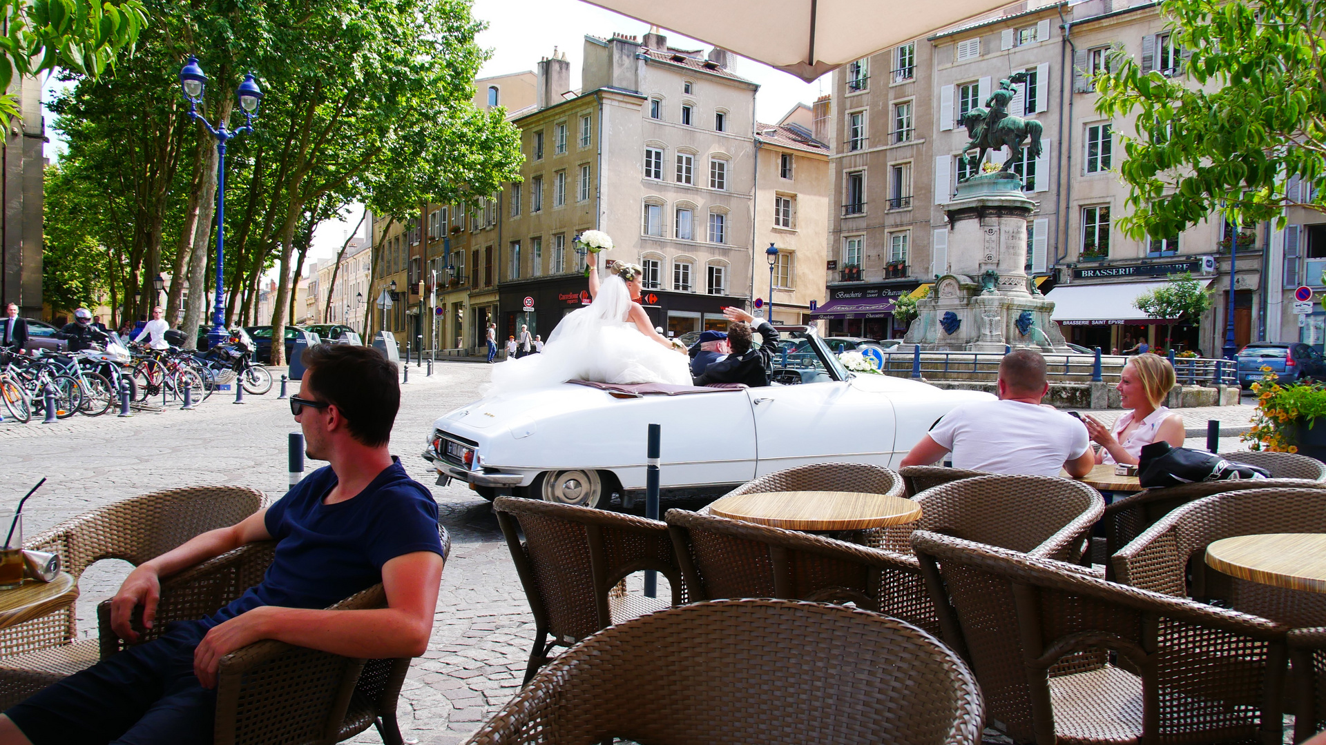 Just married-Schnappschuss in Nancy