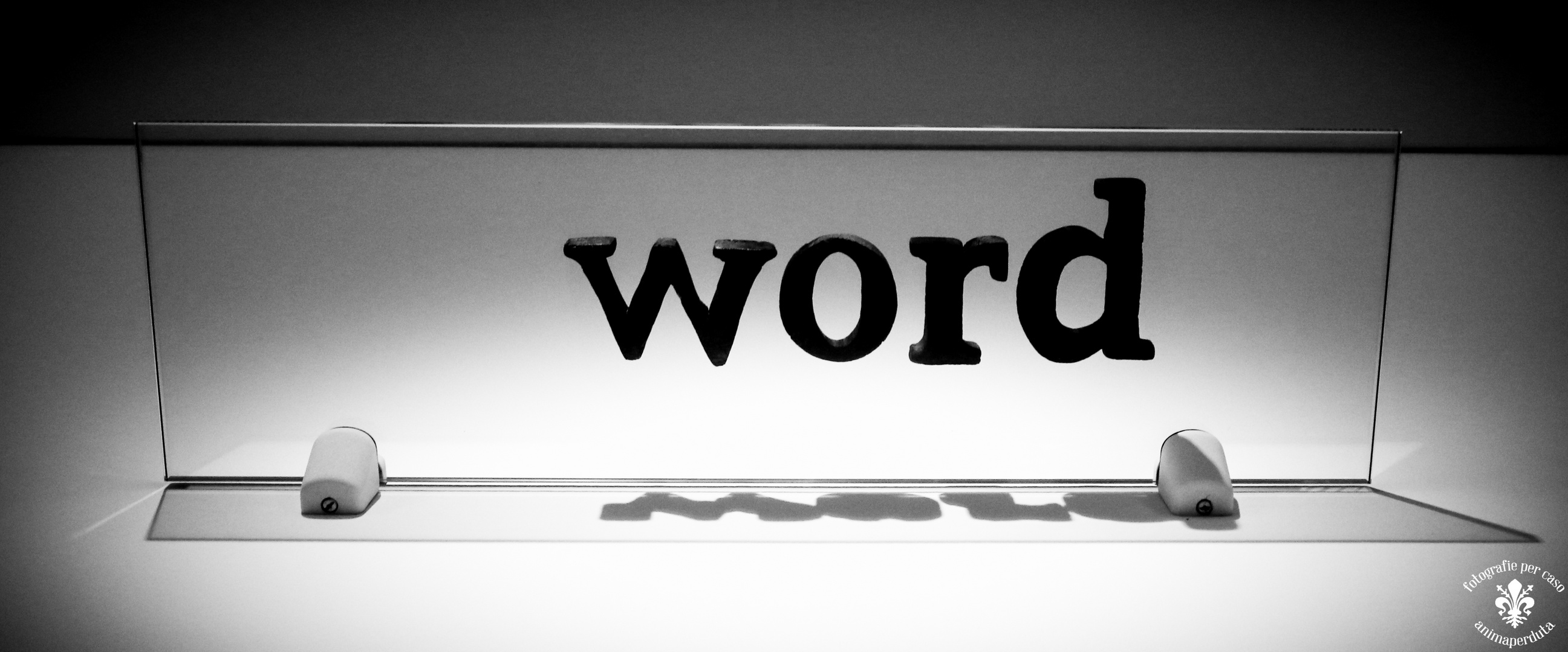 just one word